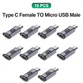 10x C to MicroUSB