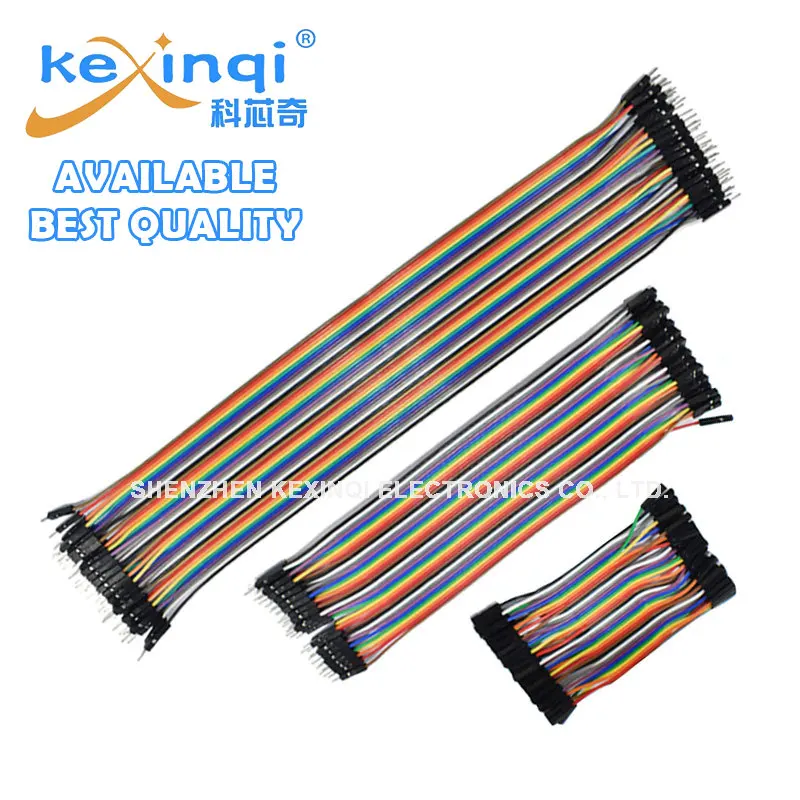 Línea Dupont de 10cm, 15cm, 20cm, 30cm, 40cm, Cable de puente macho/hembra a macho/hembra, Cable Dupont para Arduino, KIT DIY de 40 pines y 2,54mm - imagen 5