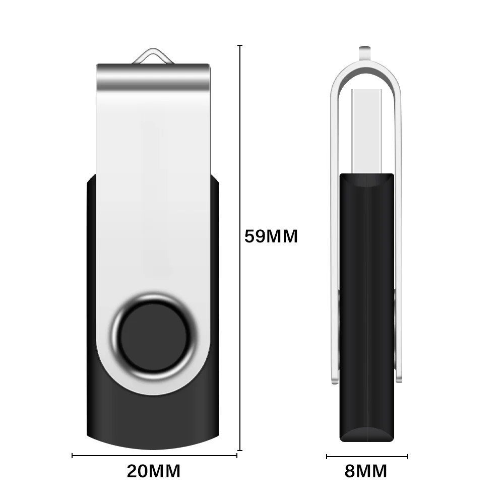 Nueva unidad Flash USB OTG 2,0 Pen Drive 128GB 64GB 32GB 16GB 8GB 4GB USB Stick 2,0 Pendrive para dispositivo - imagen 3