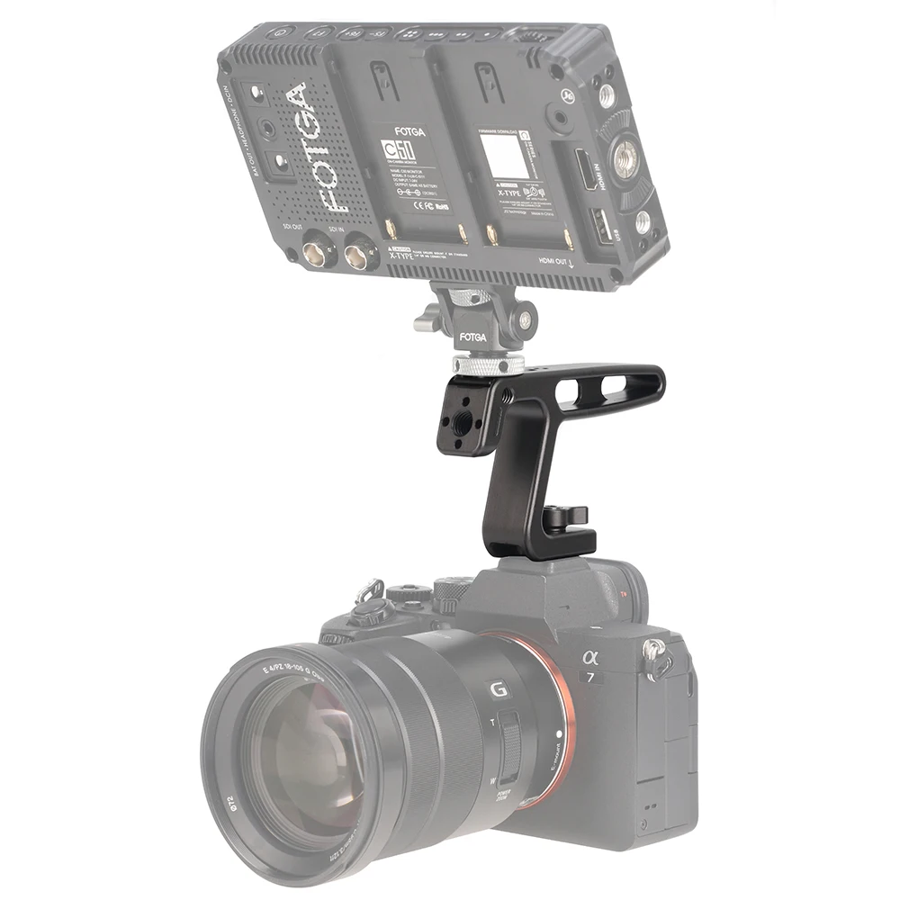 FOTGA-MANGO superior de cámara sin Espejo, adaptador de montaje, estabilizador de mano, disparo de Vlog - imagen 5