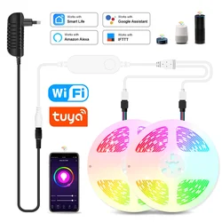 Tira LED WiFi Tuya RGB 5050 – Control Voz Alexa Google Home