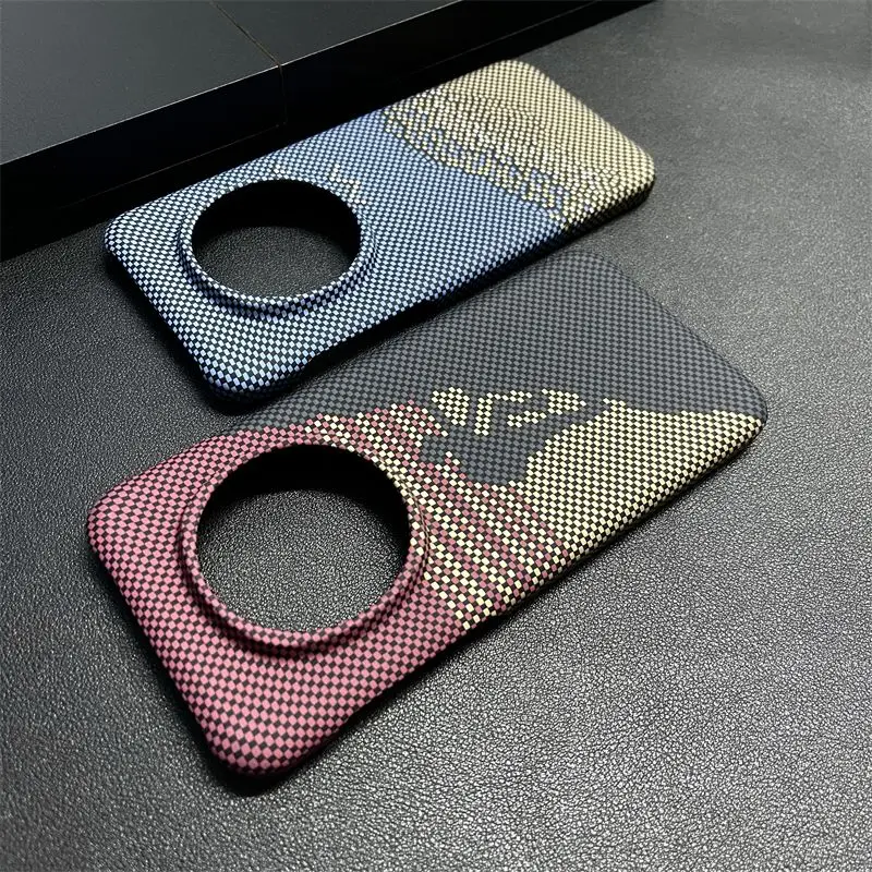 Para Huawei Honor Magic 7 Pro funda dura de PC de fibra de carbono de grano funda protectora trasera fina para Honor Magic 7 6 5 Pro Shell - imagen 3