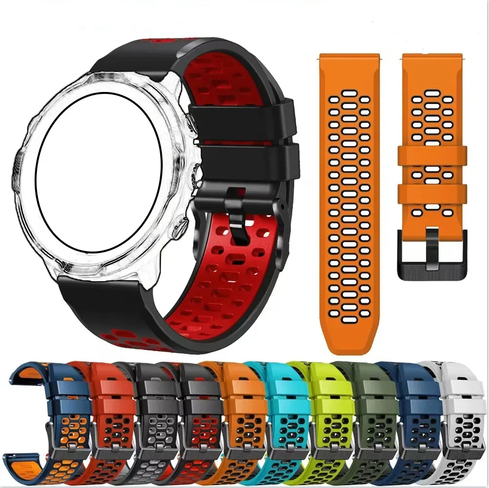 Correa de silicona de 24mm para reloj Suunto 7 9 pulseras deportivas espartanas para Suunto 9 Baro pulsera de repuesto de correa de reloj inteligente