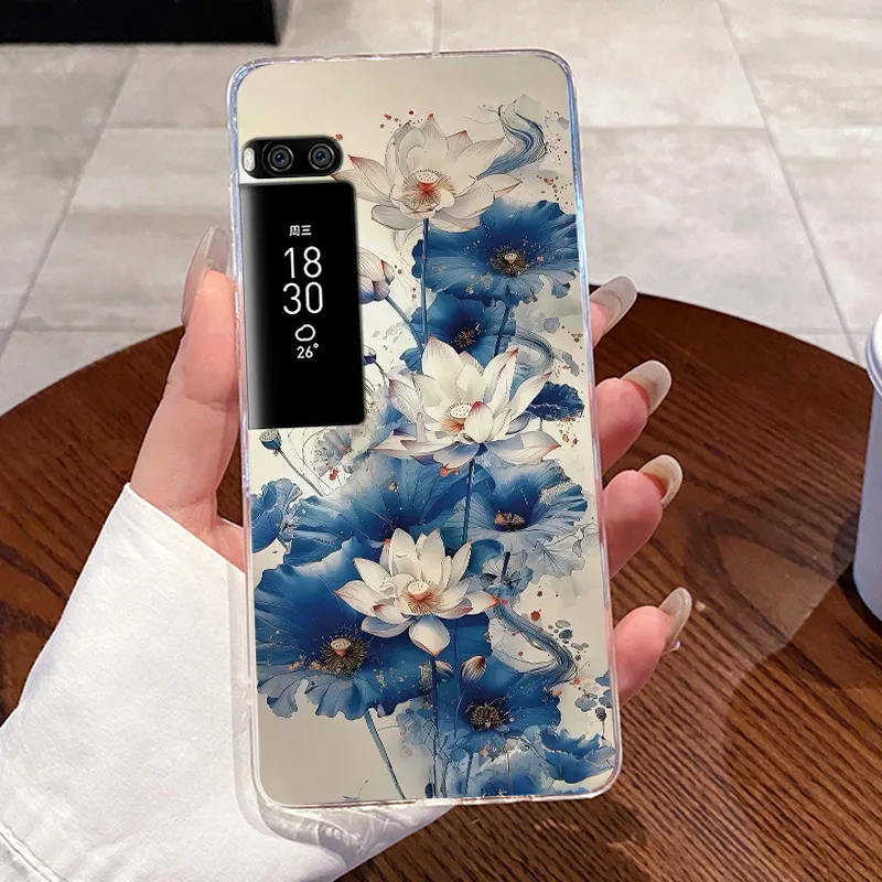 Funda suave de TPU para Meizu Pro 7 Pro7 Plus, funda protectora trasera de silicona transparente con dragón de lujo para niños y niñas - imagen 5