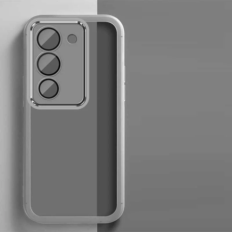 Para Redmi 15 5G lente completa película protectora de cámara mate funda de teléfono de silicona suave para Xiaomi Redmi15 4G cubierta transparente de TPU - imagen 2