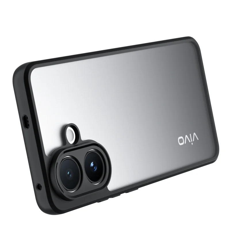 Para Vivo V60 Lite funda Vivo V60 Lite Capa parachoques marco negro mate armadura a prueba de golpes transparente Fundas Vivo V60 Lite - imagen 2