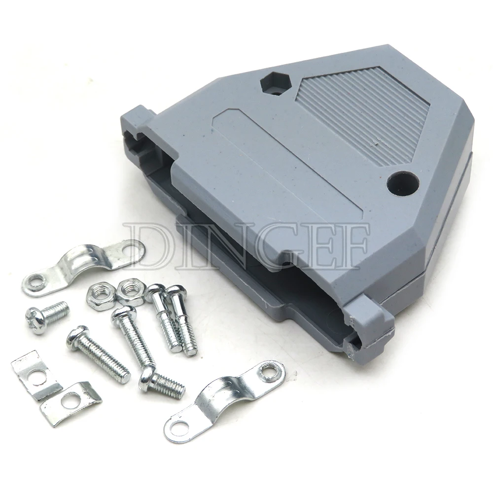 5 unidades DB9 DB15 DB25 DB37 puerto serie carcasa de plástico 232 carcasa de puerto paralelo para adaptador DB para placa de circuito - imagen 2