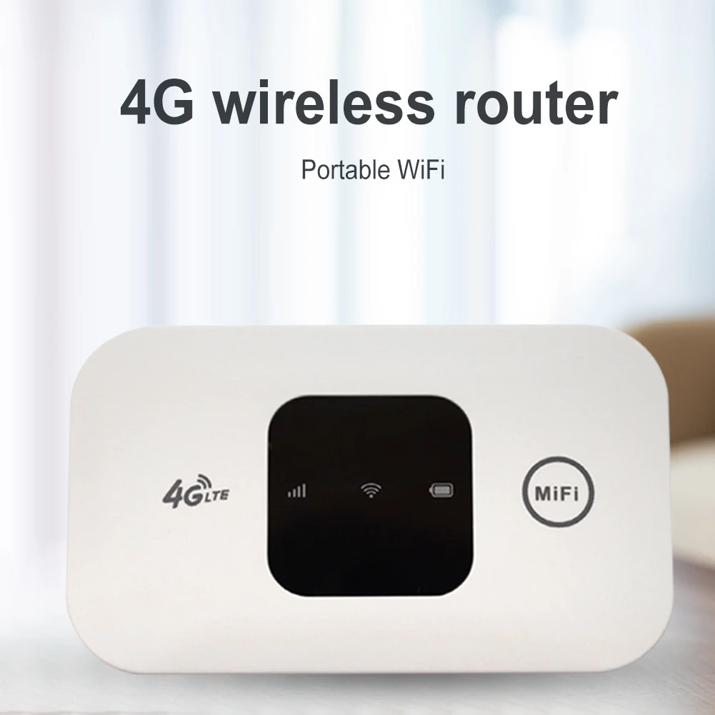 Enrutador WiFi de bolsillo 4G, punto de acceso móvil portátil, módem inalámbrico de 150Mbps, banda ancha de 2100mAh con ranura para tarjeta SIM, amplia cobertura - imagen 4