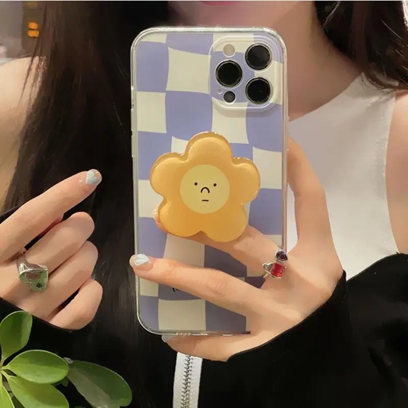 Funda para Xiaomi POCO X5 X4 X3 Pro X3 GT X4 NFC F3 M3 M4 Mi 11 Lite 5G NE 11T Pro, soporte de girasol de Corea - imagen 2