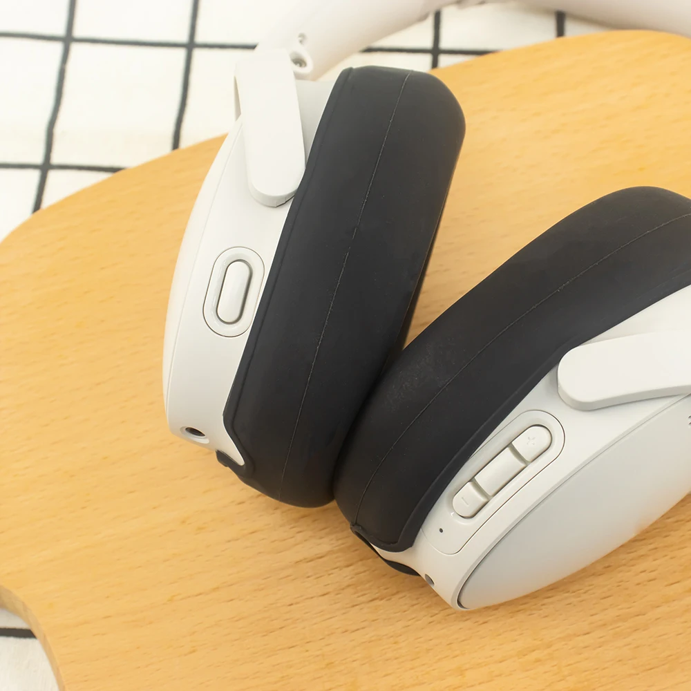 Funda de silicona para auriculares, almohadillas de repuesto para los oídos, almohadillas para los oídos, almohadillas de espuma viscoelástica para Bose QuietComfort/QuietComfort Ultra - imagen 3