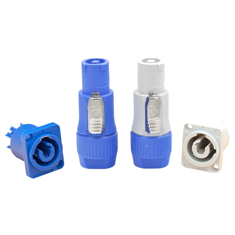 5 uds 20A conector Powercon enchufe macho NAC3FCA NAC3FCB enchufe NAC3MPA Cable de CA 250V adaptador de enchufe de alimentación para pantalla LED de luz de escenario - imagen 4