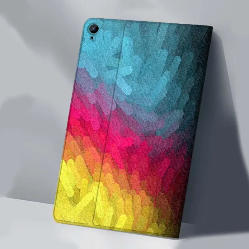 Mosaico de colores ondulados para Samsung Galaxy Tab A A7 A8 A9 A11 S6 S11 10,1 10,4 10,5 pulgadas Lite Plus funda para tableta - imagen 5