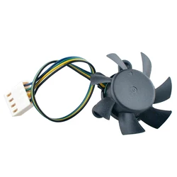 Ventilador de refrigeración de 37 mm y 12 V para CPU y GPU, 4 pines