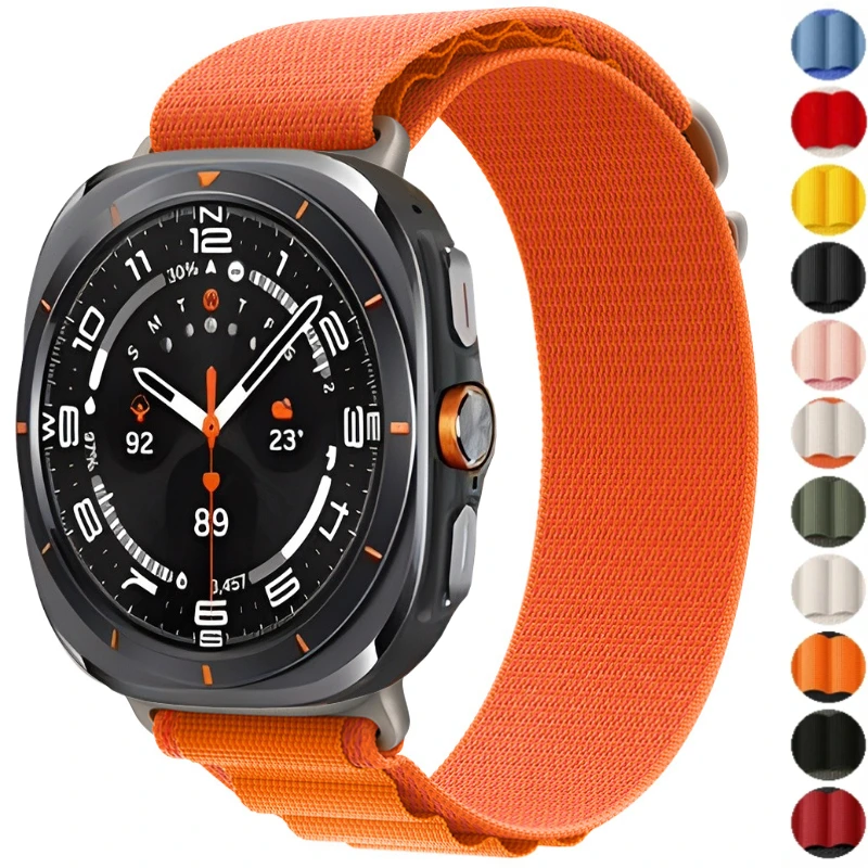 Alpine Loop correa para Samsung Galaxy Watch Ultra 47mm, pulsera deportiva de nailon, accesorios para Samsung Galaxy Ultra