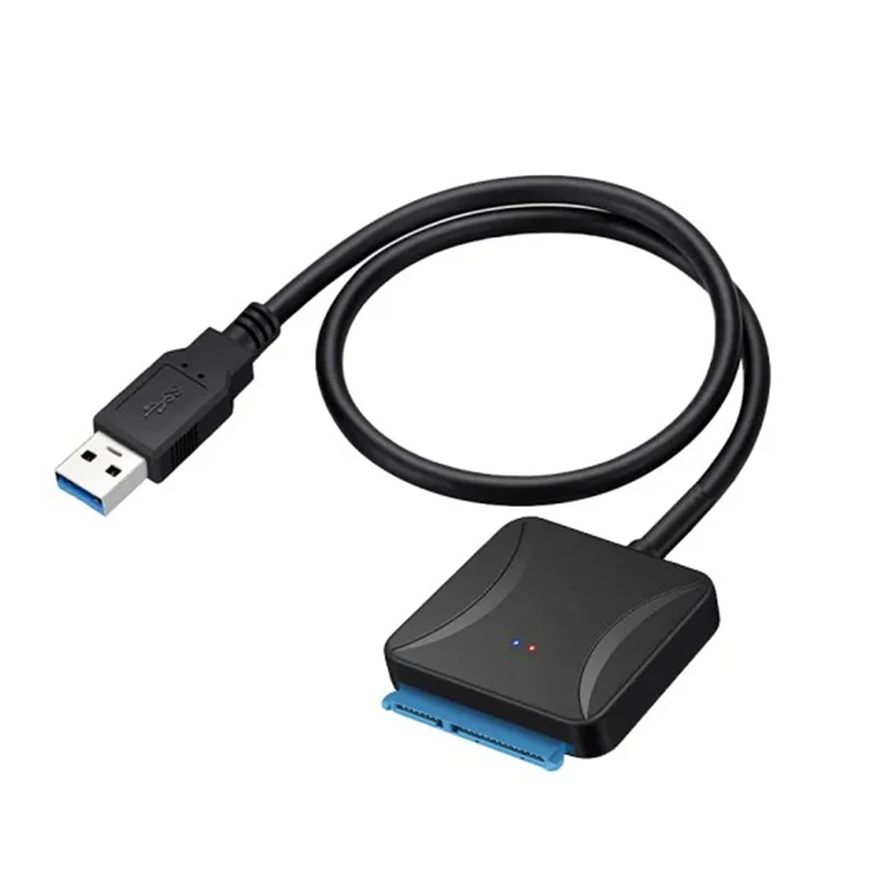 Cable convertidor adaptador USB 3,0 a SATA de alta calidad, 5Gbps para unidad de disco duro de ordenador portátil 2,5 3,5, SATA HDD SDD DVD CD-ROM DVD-ROM - imagen 2