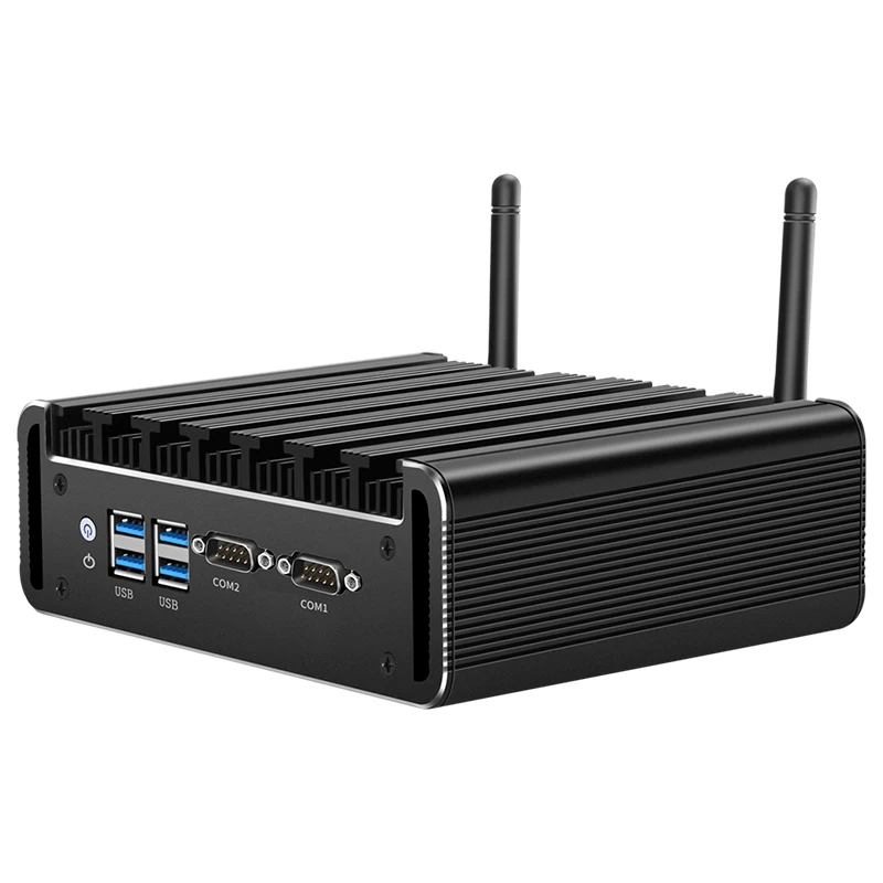 BEBEPC Mini PC industrial con Inter Core i3-5005U compatible con computadora compacta WiFi con 2xLAN 2xRS232 4xUSB 1xHDMI Win10Pro Ready - imagen 5