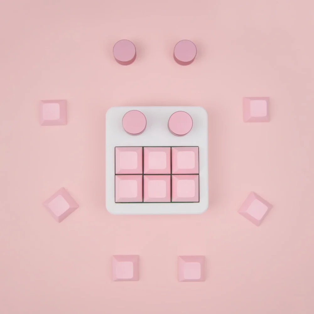 Teclado numérico Mir T6 + 2 personalizado, Mini teclado con cable T6, teclado de atajo Macro, teclas RGB PBT, teclados de diseñadores de oficina de intercambio en caliente - imagen 5