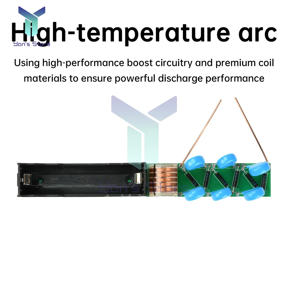 Bobina de encendido de 3,7 V, refuerzo de 40KV, transformador elevador de alto voltaje, generador Hipot de pulso de arco, fuente de alimentación del inversor - imagen 5