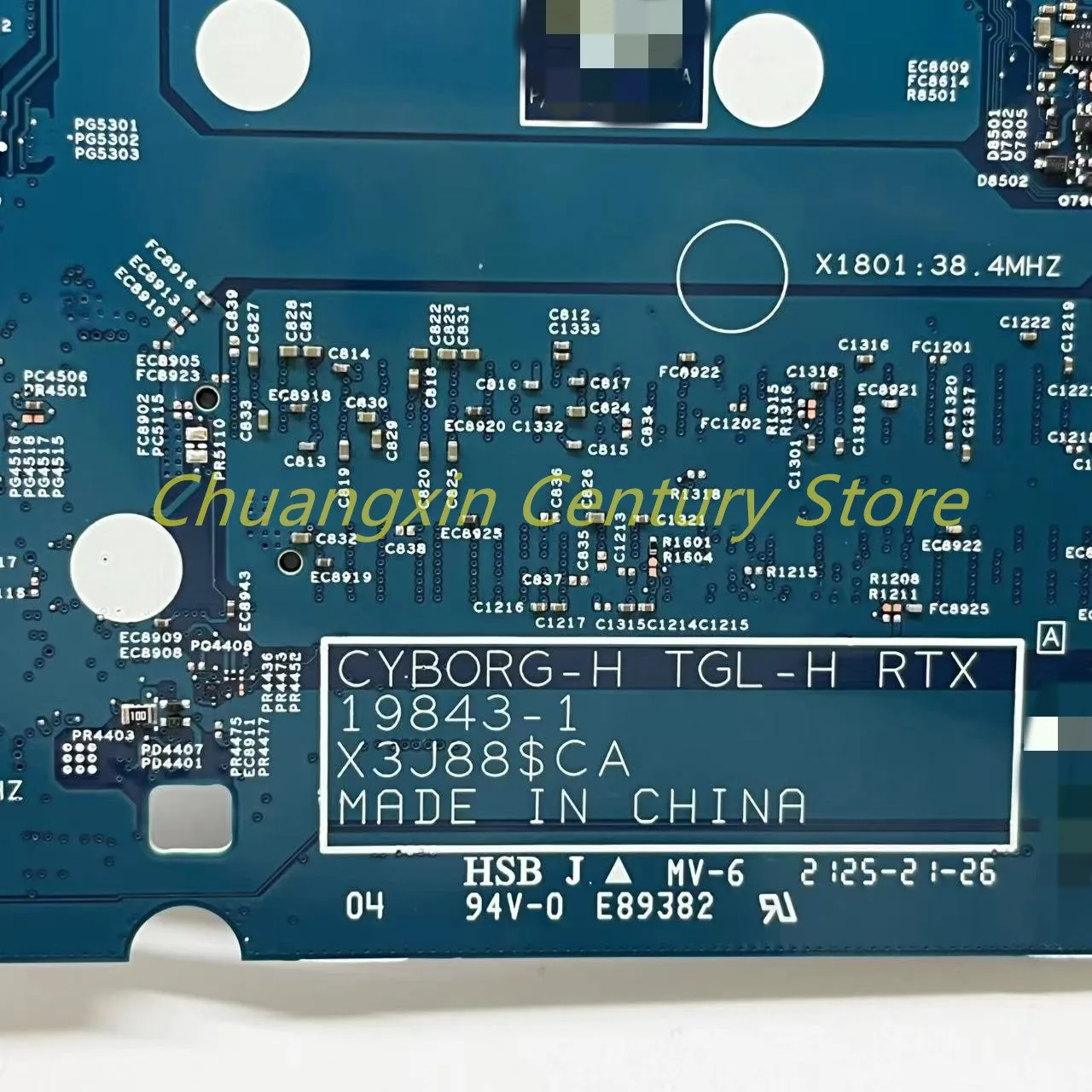 Placa base 19843-1 adecuada para portátil DELL 16 7610 con CPU I7-11800H GPU GN20-E3-A1 GTX3060 6G 100% prueba ok envío - imagen 4