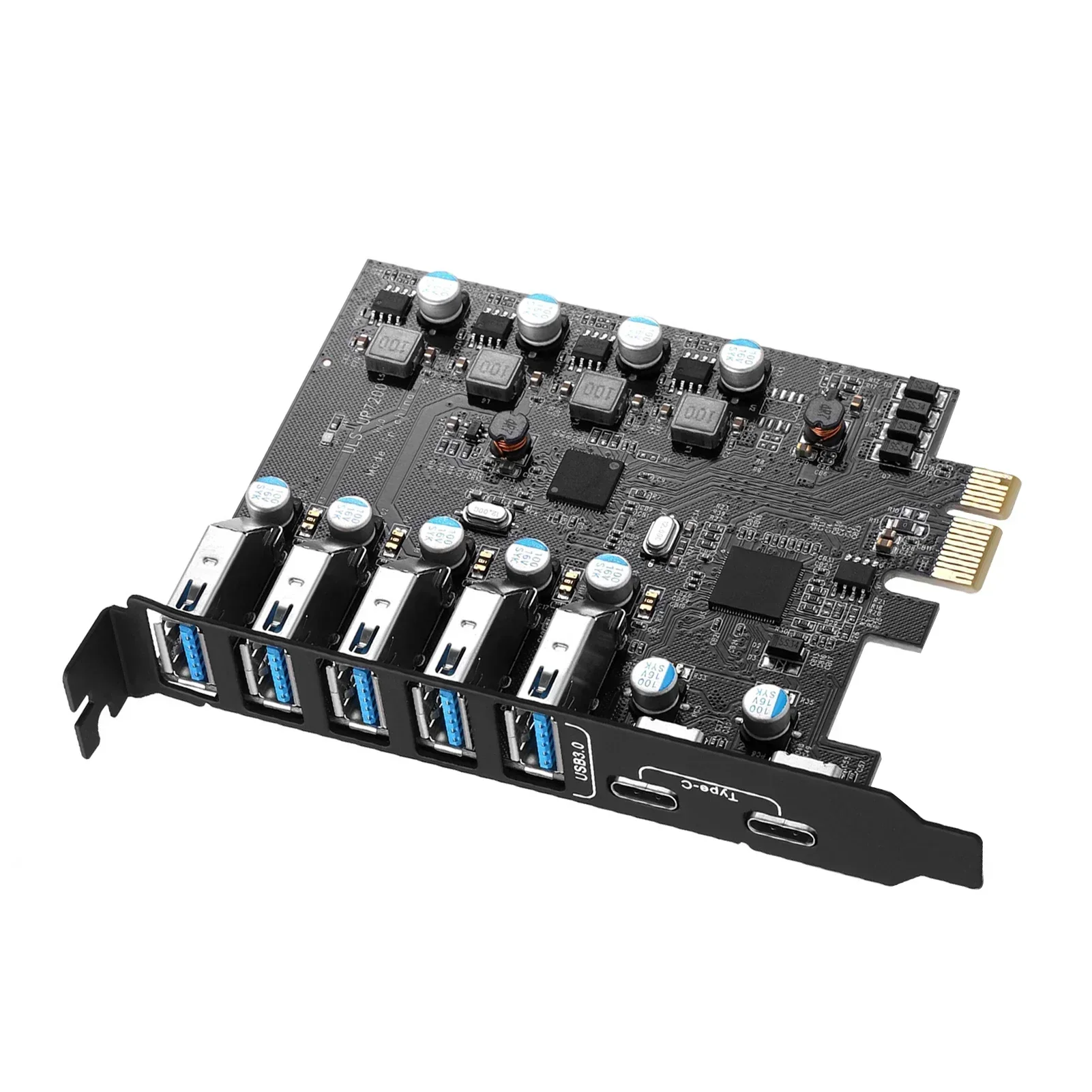 Convertidor PCIE a 5 puertos USB3.0 puertos duales USB3.1 tipo c tarjeta de expansión PCI Express USB 3,0 interno para Mac Pro Fresco Fl1100 - imagen 2