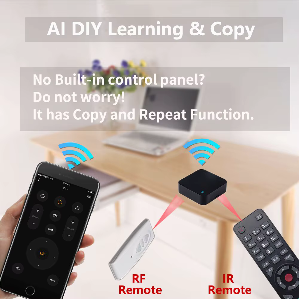 Tuya Control Remoto WiFi IR Aire Acondicionado TV Alexa Google Home - imagen 2