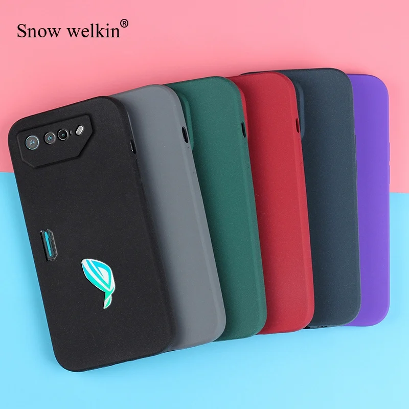 Funda de silicona suave a prueba de golpes para teléfono móvil, carcasa mate de arena para Asus ROG Phone II, Phone2, 3, 5, 5S, 6, 7, ZS660KL - imagen 3