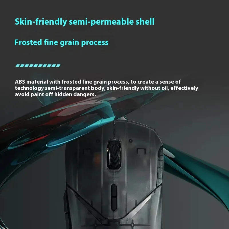 Rapoo-ratón inalámbrico Vt9 Air/Pro Mini Gamer, accesorio de Gamer para Pc, modo Dual, 4k, pata, 3398, ligero, Fps, para oficina - imagen 3