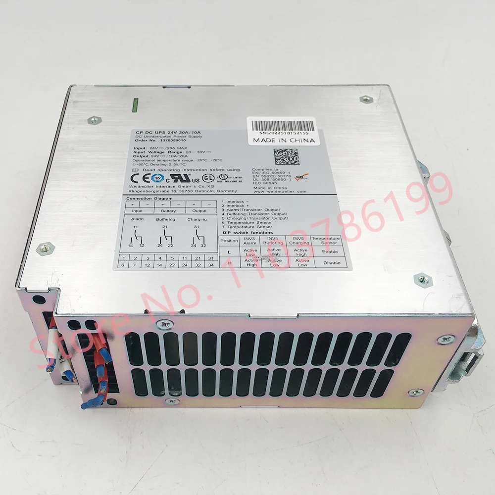 Fuente de alimentación ininterrumpida CP DC UPS 24V 20A/10A 1370050010