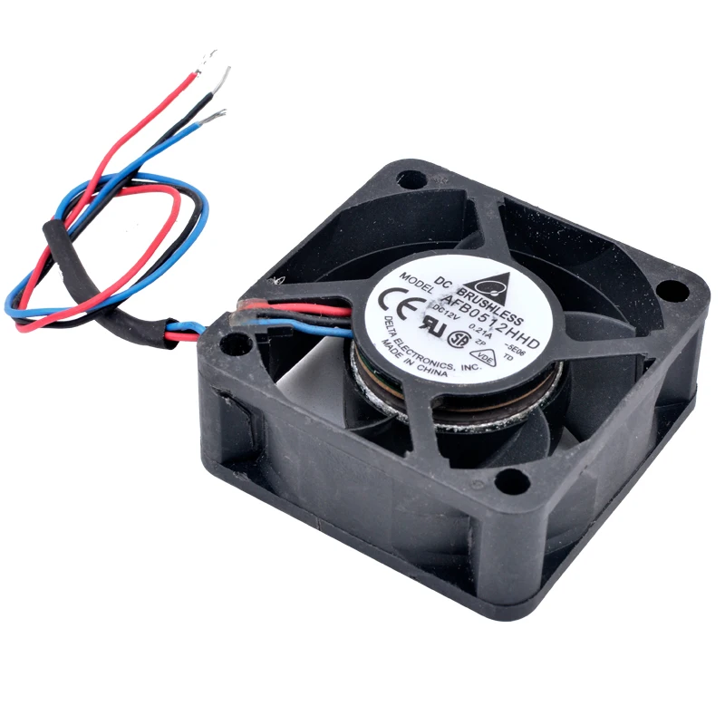 AFB0512HHD-ventilador de 5cm, 50mm, 50x50x20mm, DC12V, 0.21A, 3 líneas, doble rodamiento de bolas, ventilador de refrigeración de alto volumen de aire para potencia - imagen 4