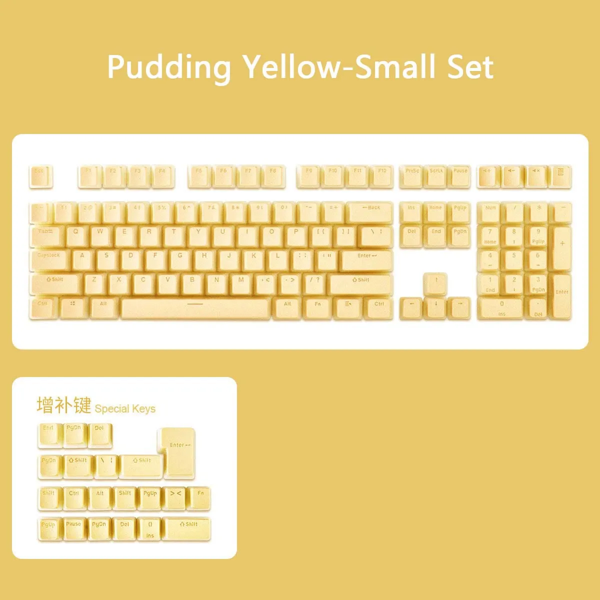 Yellow keycap