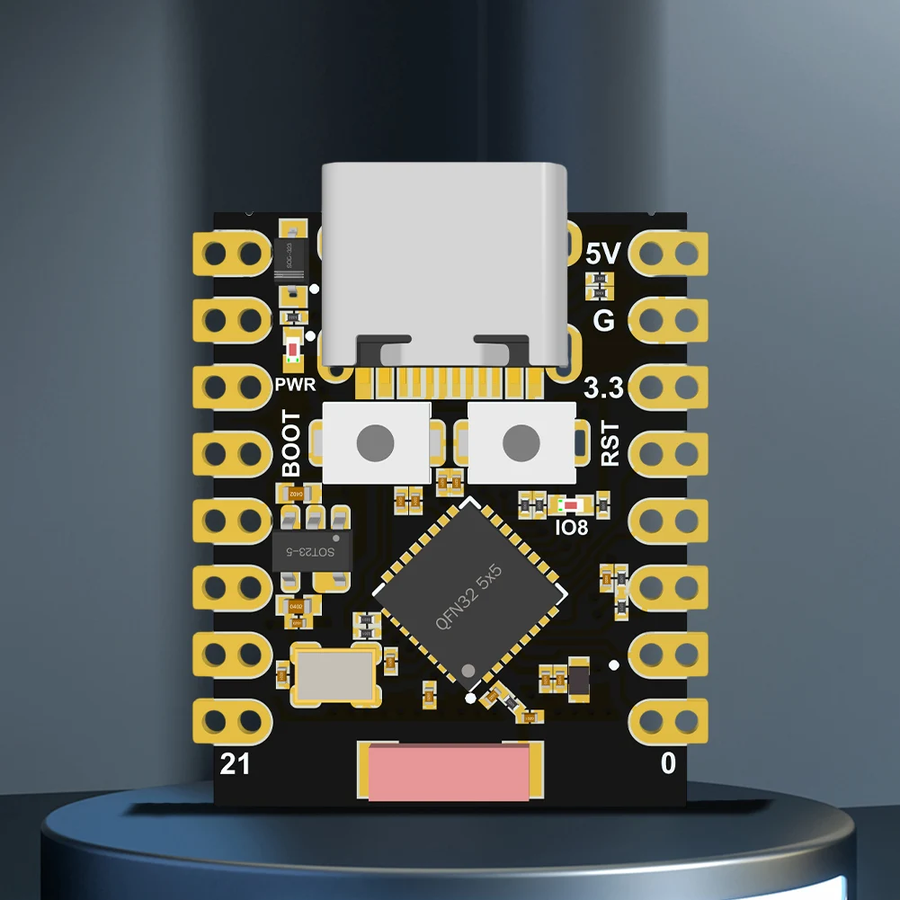 Placa de proyecto electrónico Super Mini, placa de desarrollo inalámbrico, WiFi, Bluetooth, fuente de alimentación de 3,3-6V, 1-10 piezas ESP32-C3, ESP32 - imagen 2