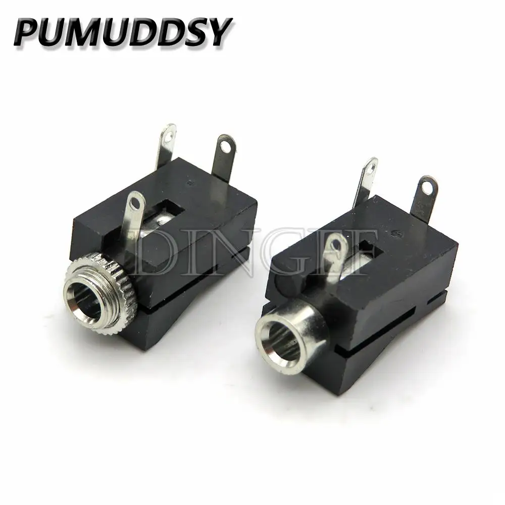 10 unids/lote PJ302 PJ-302 conector de Audio hembra de 3,5 MM conector de auriculares DIP de 3 pines - imagen 2