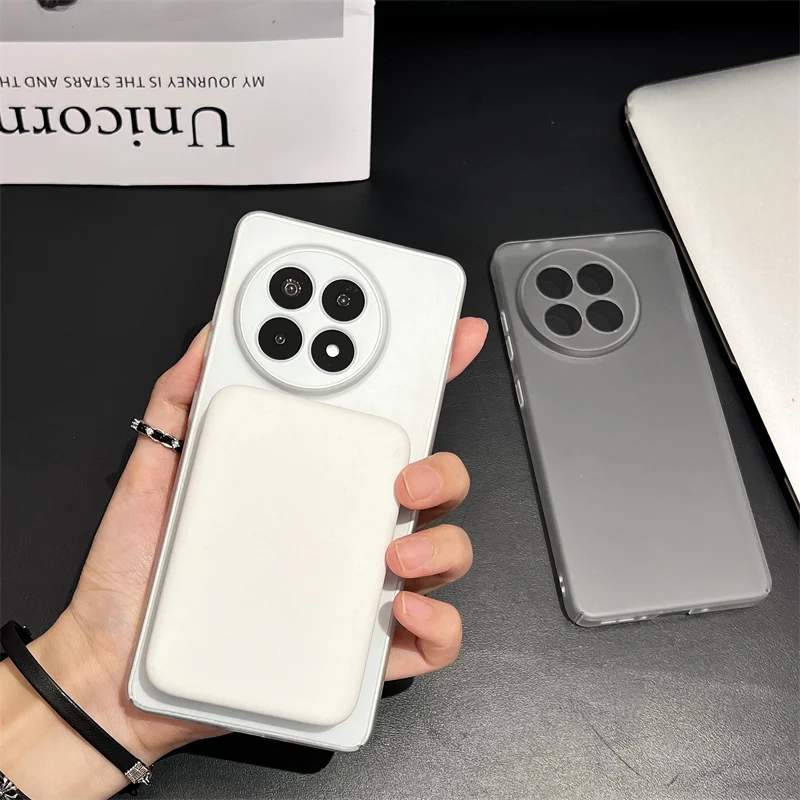 Funda magnética de carga inalámbrica translúcida mate para Magsafe, funda para OnePlus 13 12 11 10 9 8 7 ACE 2 3 5 Pro Nord 2 3 4 Lite - imagen 5