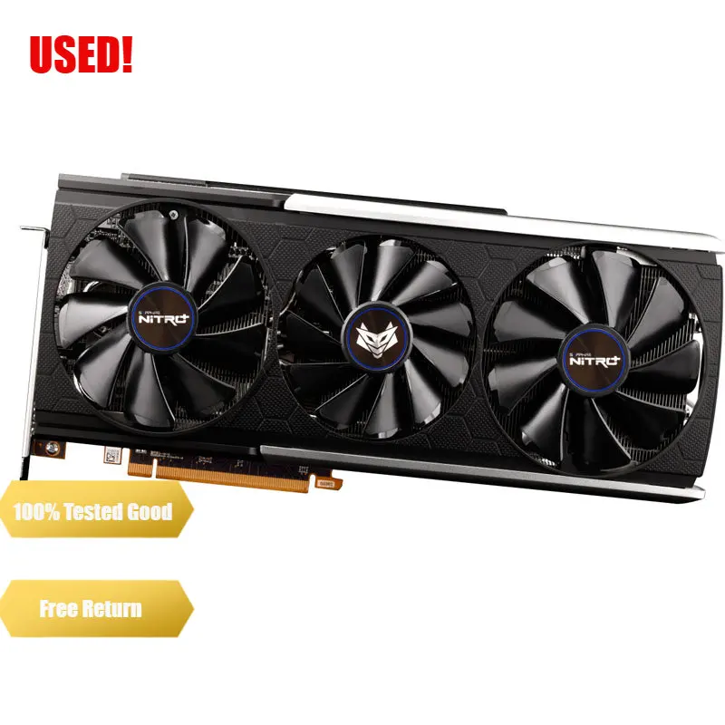 Sapphire-tarjeta gráfica RX 5700XT NITRO +, 8GB, GDDR6, 256Bit, 3DP, tarjetas de vídeo HD para AMD Radeon RX 5700xt, 8G, 256 Bit