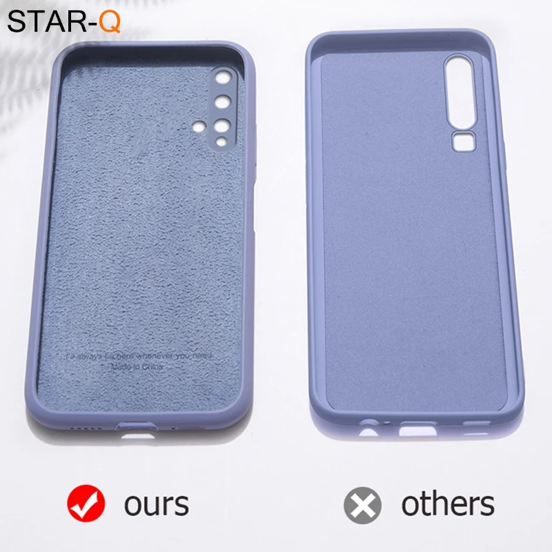 Nueva funda de teléfono de silicona líquida para Huawei Honor 20 Lite Pro 20s ruso Global Nova 5T fundas protectoras traseras suaves originales - imagen 5