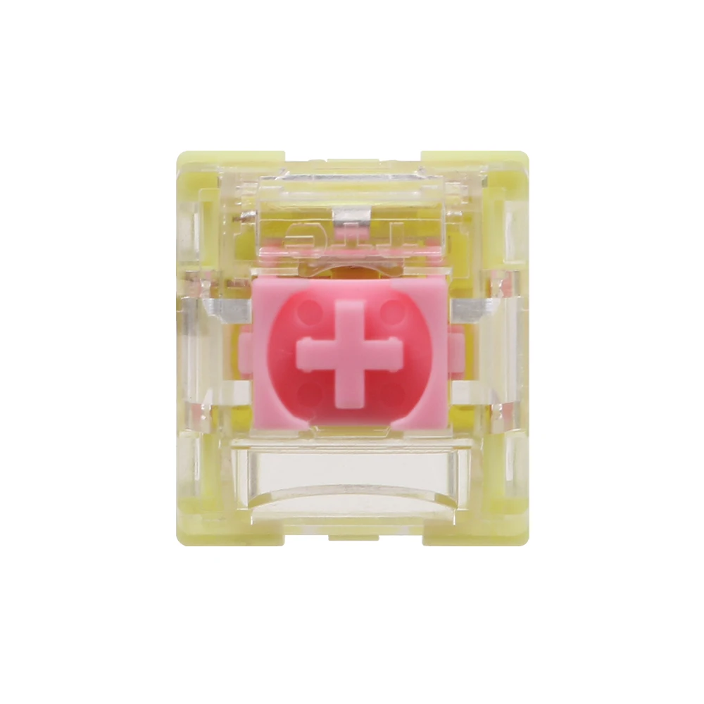 Interruptor TTC dorado y rosa V2, interruptores de teclado mecánico lineal de 3 pines, intercambio en caliente 37gf, gatillo rápido súper suave para juegos DIY - imagen 2