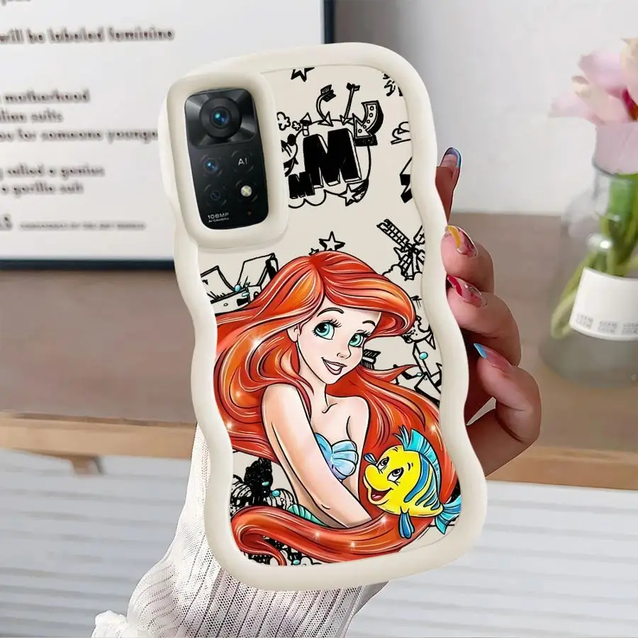 Funda de teléfono suave para Xiaomi Redmi Note 9S 10S 10 14 Pro 12 11 9 8 13 Pro Plus Disney Minnie Mickey lindo
