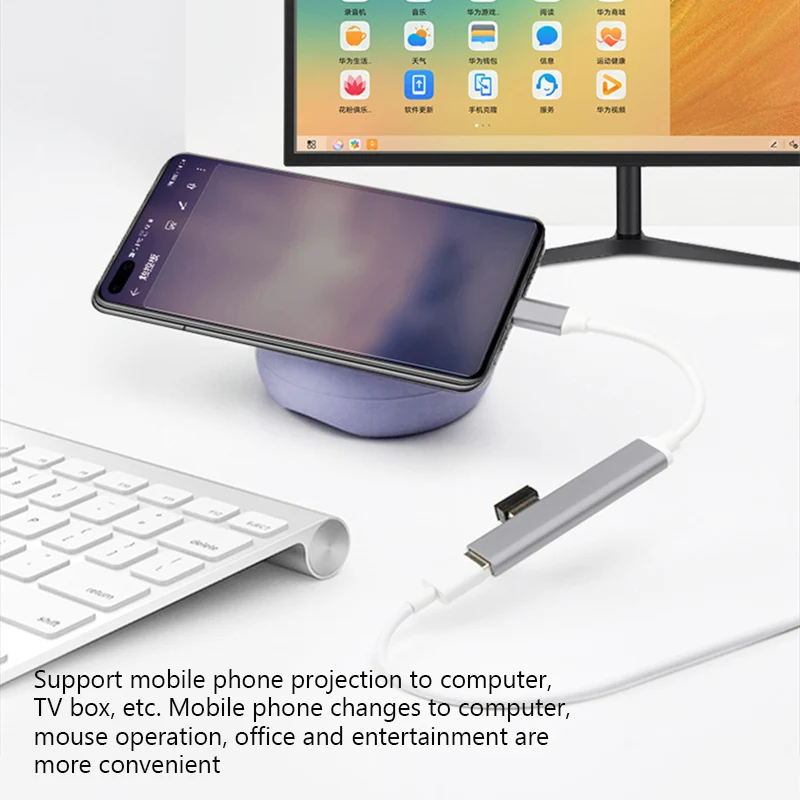 Concentrador de red de 4 puertos USB 3,0, extensor tipo C a divisor USB para ordenador portátil, accesorios OTG, estación de acoplamiento múltiple para Macbook 13 Pro Air PC - imagen 4