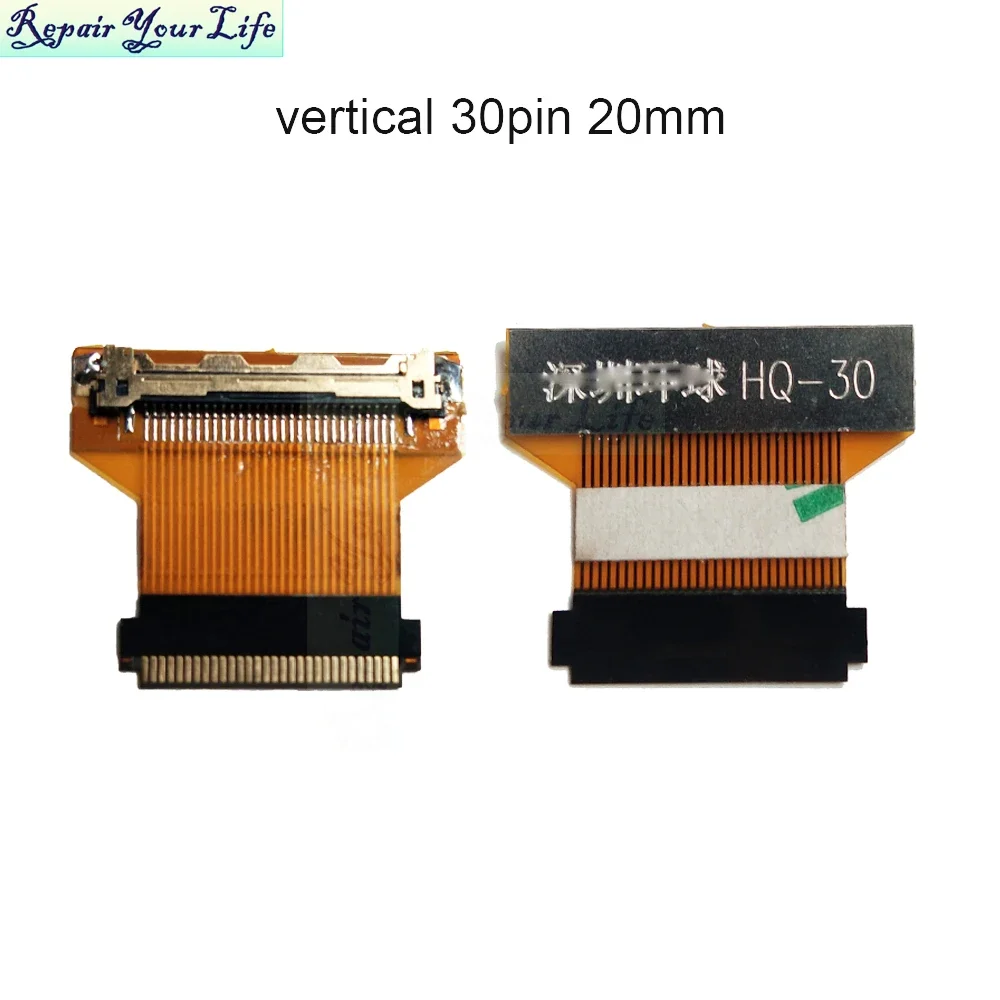 30pin-to-40pin 40 a-30 Pin Vertical 40P-a-40p/30P conector de computadora derecho a izquierdo pantalla LCD accesorios de Cable convertidor EDP