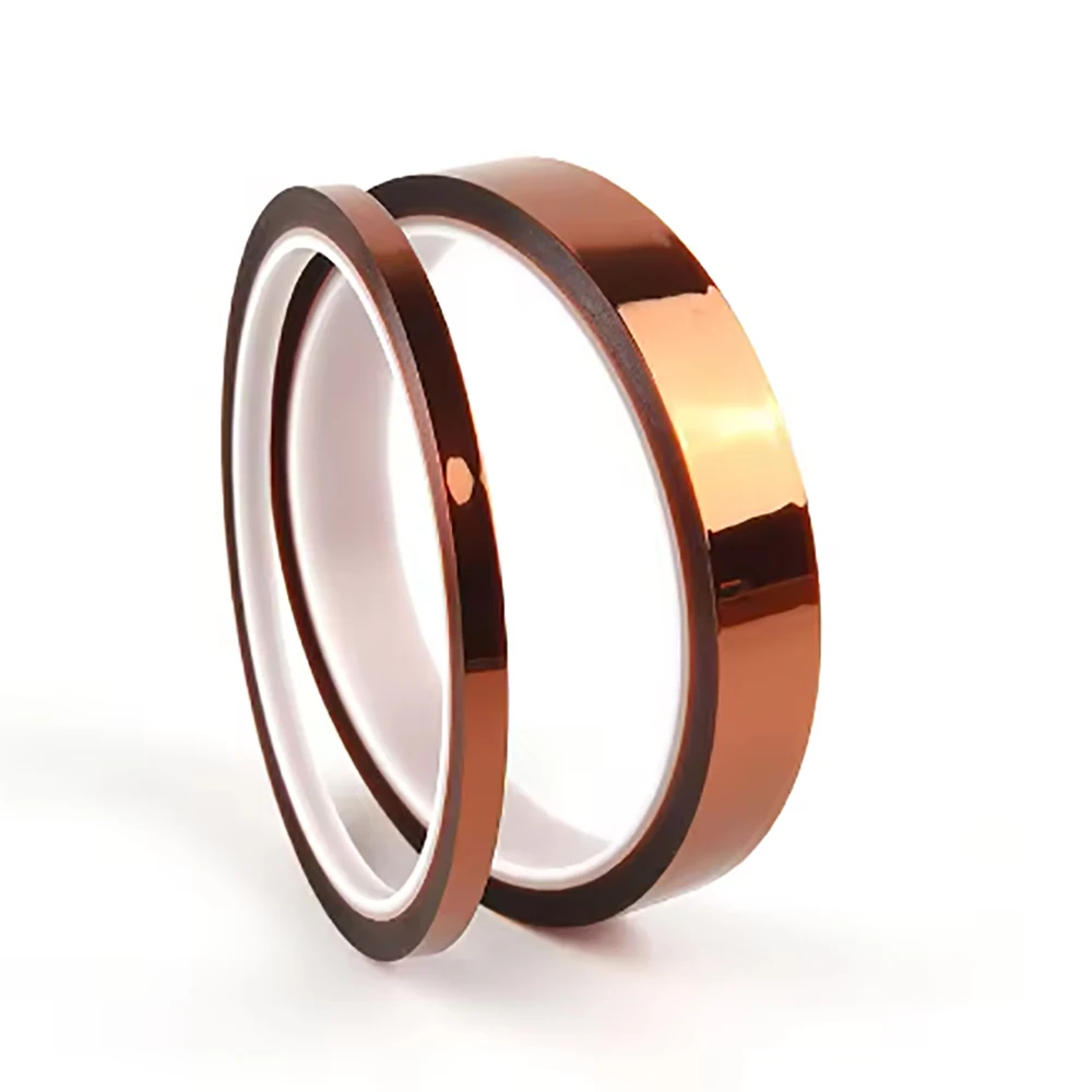 Cinta BGA de calor de alta temperatura dorada de 30m, cinta aislante térmica, protección de tablero electrónico, cinta aislante adhesiva de poliimida - imagen 2