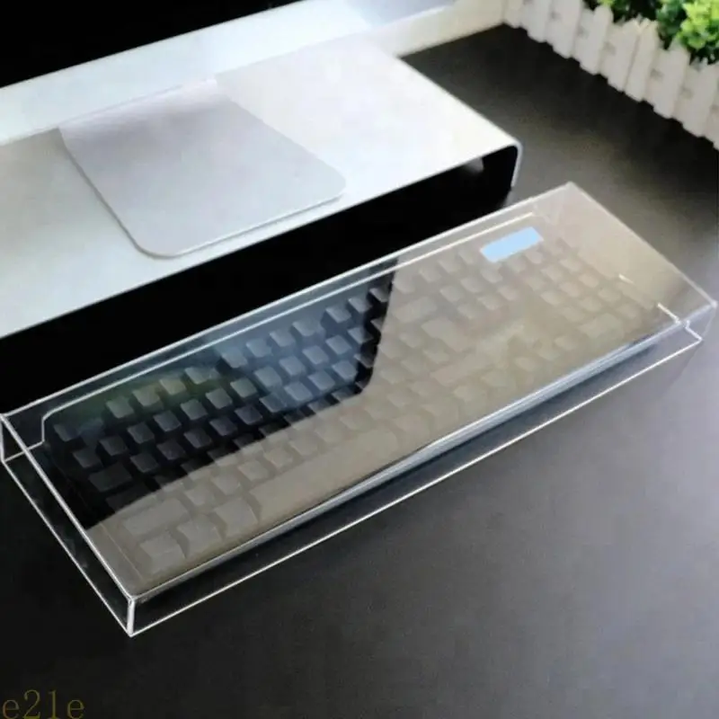 Protector cubierta teclado E21E, funda acrílica transparente, antigato para ordenador portátil juegos escritorio - imagen 5