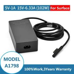 Cargador Microsoft Surface Book 2 y Surface Pro X/7/6/5/4/3