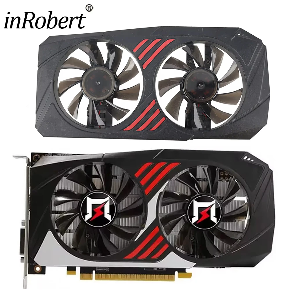 Para Gainward GTX1050Ti 4gb tarjeta gráfica GPU ventilador de refrigeración con funda disipador térmico