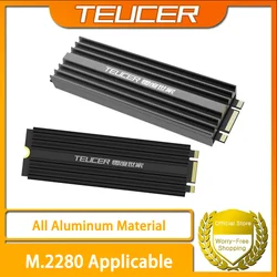 TEUCER Disipador M.2 NVMe – Refrigeración SSD 2280 para PC y PS5