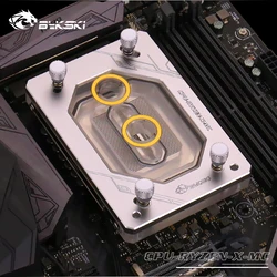 Bykski Bloque de CPU Agua AMD AM4 AM5 TR4 RGB AURA
