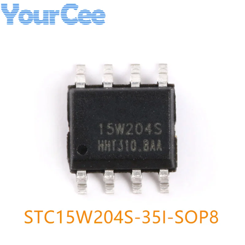 5 uds STC15W204S-35I-SOP8 STC15W204S STC15W204S-35I-SOP16 STC15W204S-35I-DIP16 Chip único MCU circuito integrado IC - imagen 2