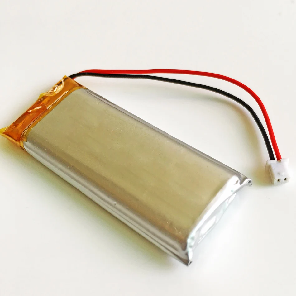 Batería recargable LiPo de polímero de litio de 3,7 V 700 mAh 702050   +JST 1,25 mm enchufe de 2 pines para auriculares Mp3 DVD E-book cámara Bluetooth - imagen 4
