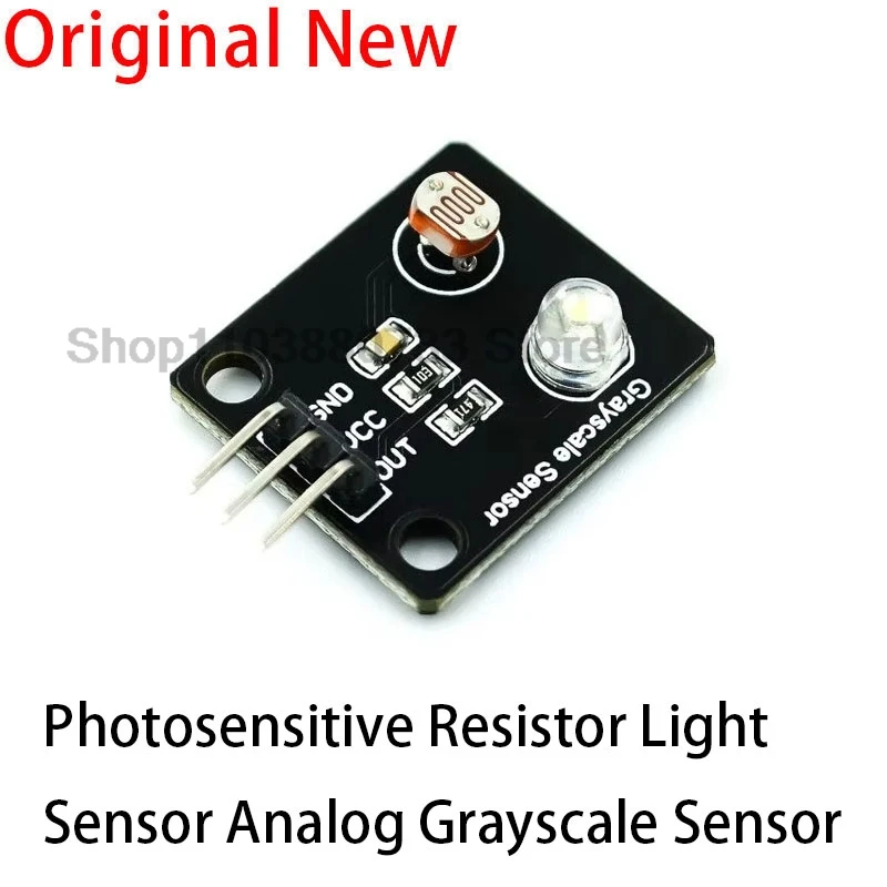 Sensor de luz de resistencia fotosensible, Sensor analógico de escala de grises, buscador de línea de tablero electrónico, módulo de seguimiento, Kit DIY, 1 Uds.