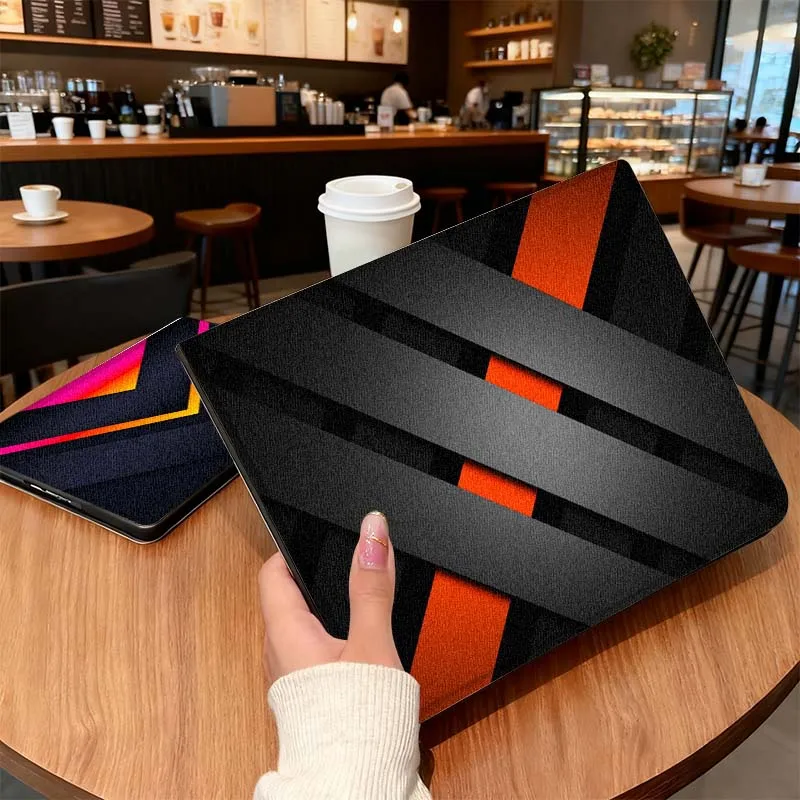Líneas creativas artísticas para iPad Pro Air Mini 1 2 3 4 5 6 7 7th 8th 9th 10th 11th 10,2 9,7 10,5 10,9 11 12,9 funda para tableta