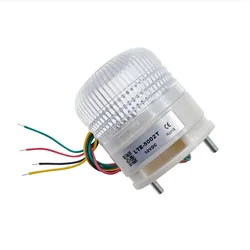 Piloto LED Aviso 3 Colores con Zumbador Multitensión